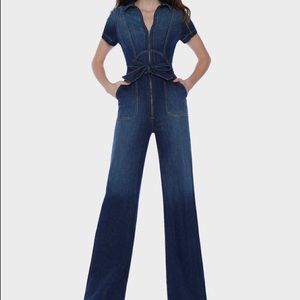 Alice + Olivia Jean Jumpsuit